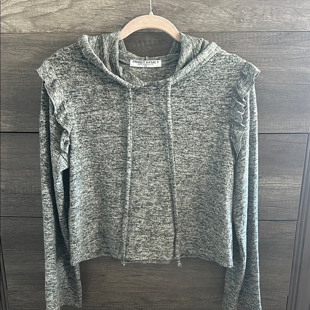 Project Social T Crop Hoodie